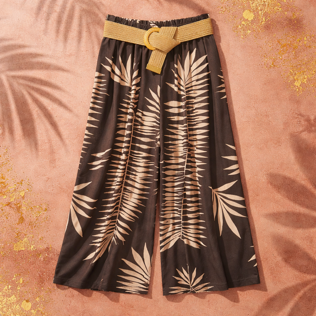 Pantalón hojas