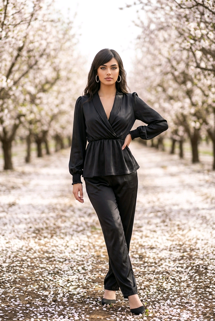 Traje satén