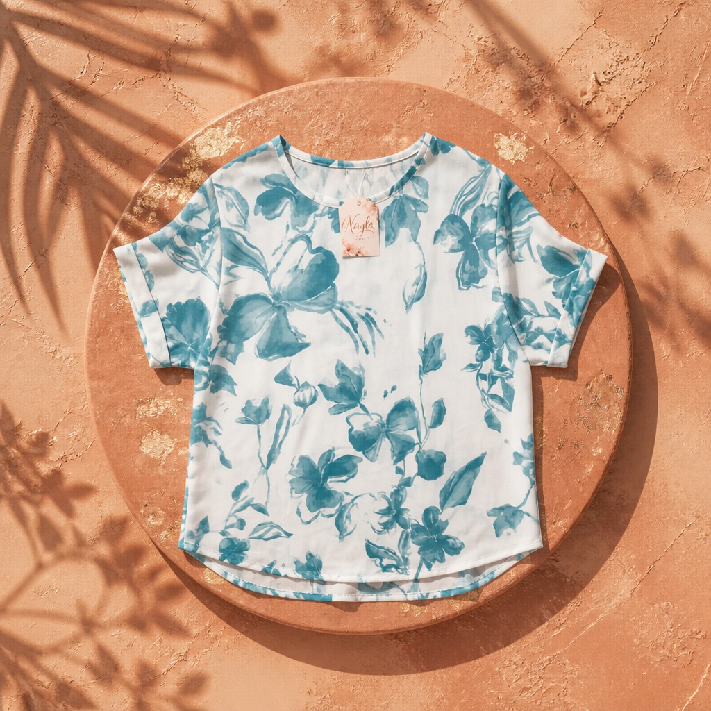 Camiseta flores