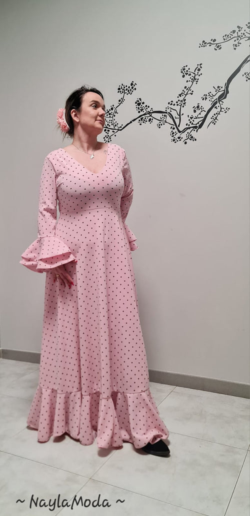 Bata Flamenca con Puntos