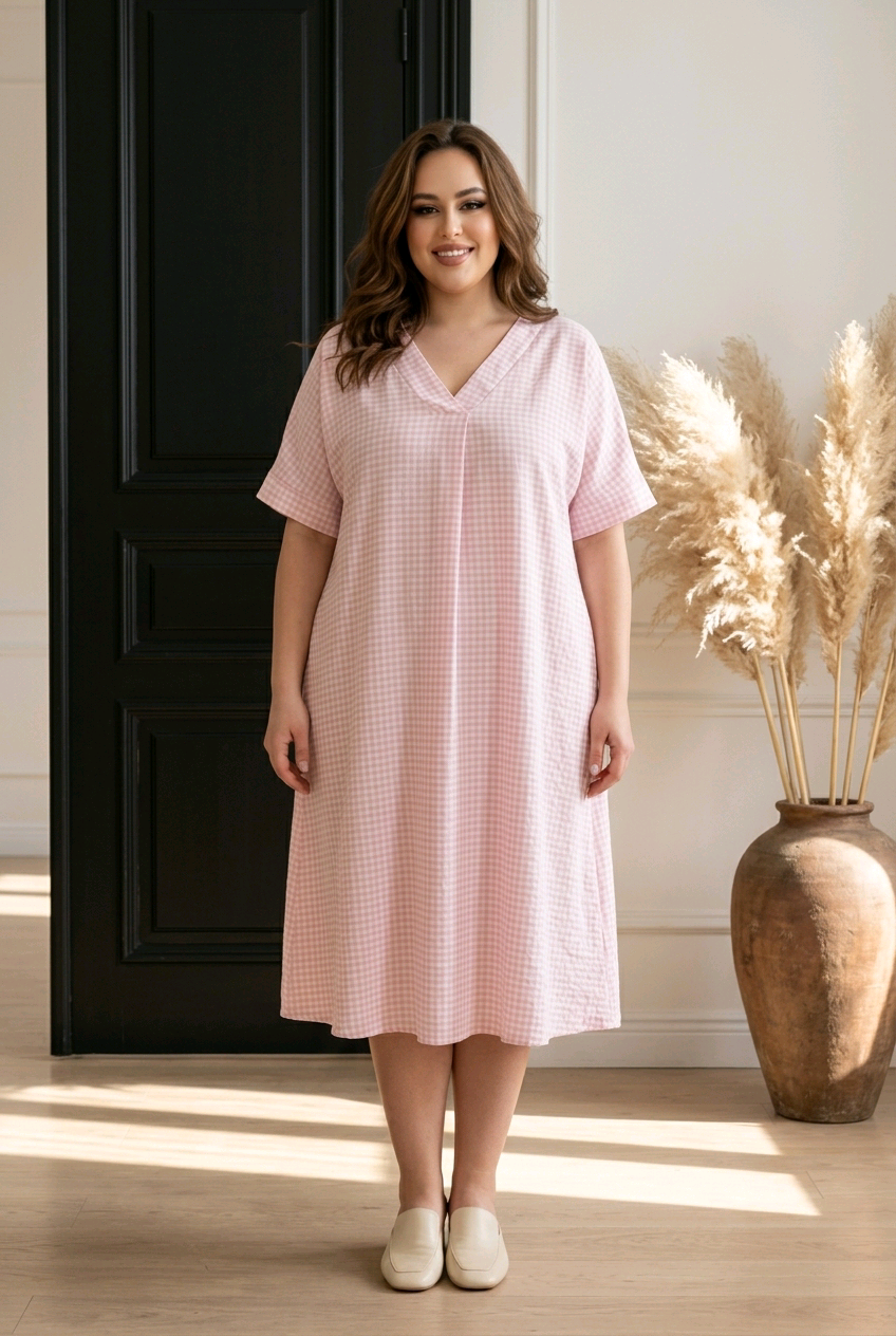 Vestido cuadros