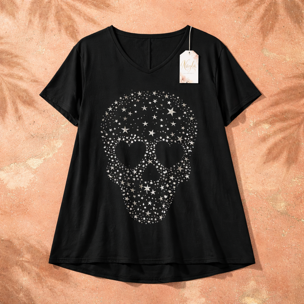 Camisetas estampadas black