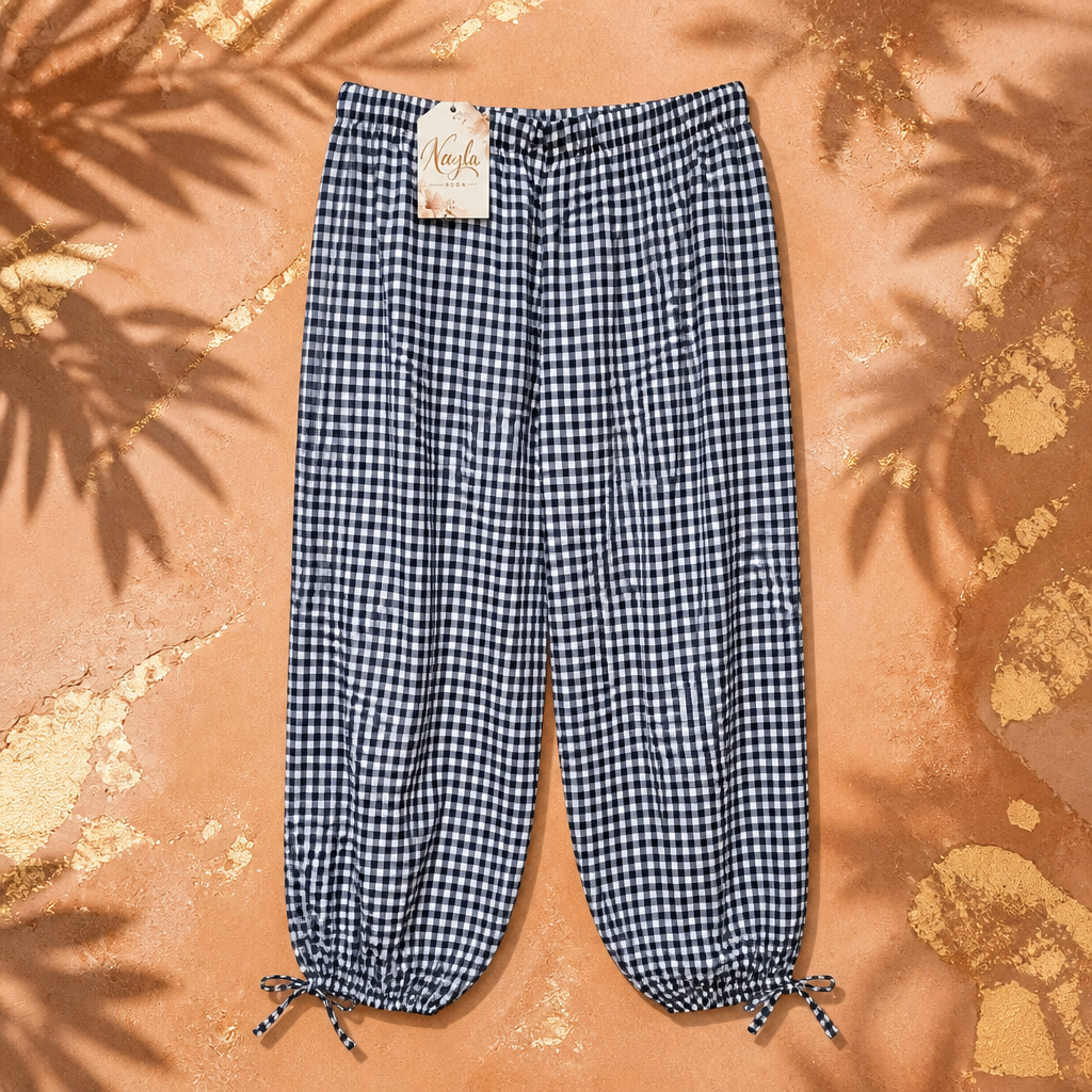 Pantalón Vichy nudo