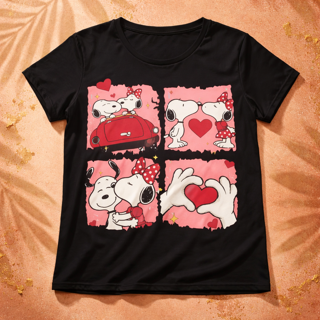 Camisetas estampadas black