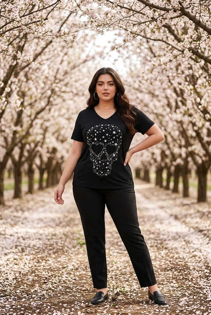 Camisetas estampadas black