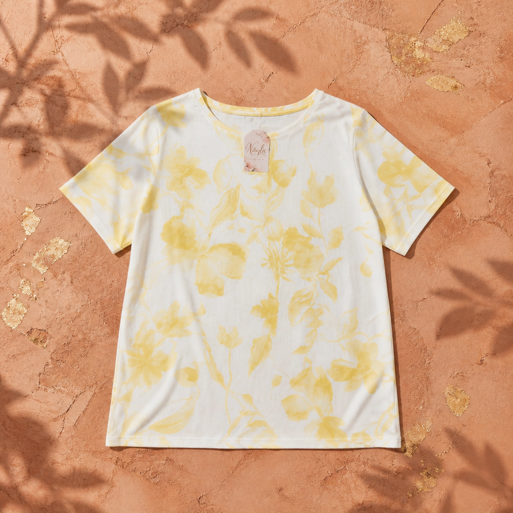 Camiseta flores