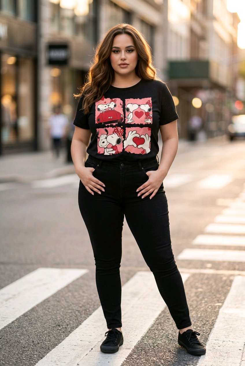 Camisetas estampadas black