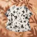 Camiseta flores