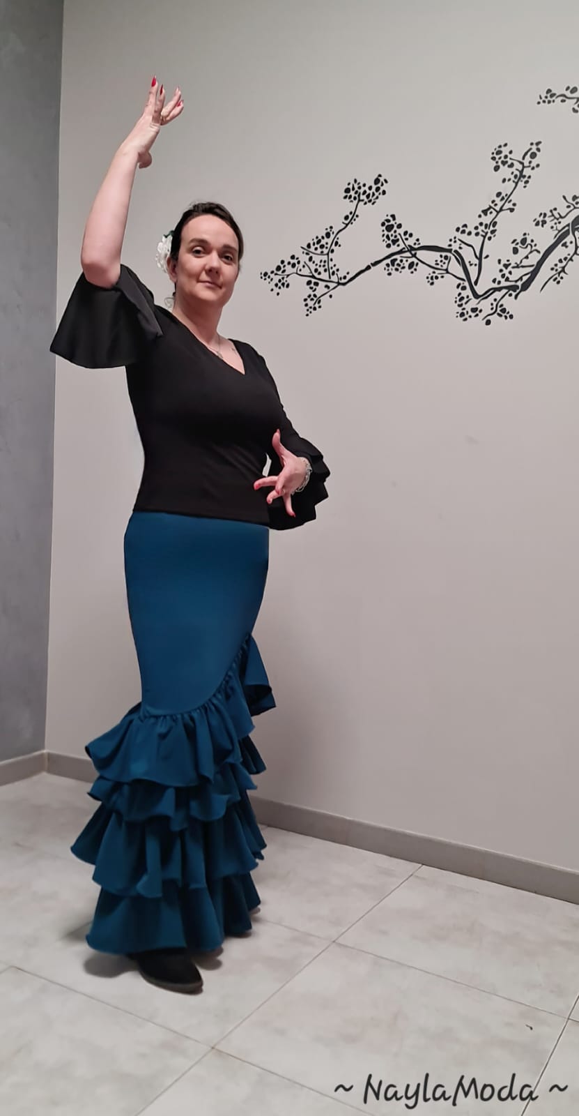 Falda Flamenca Lisa