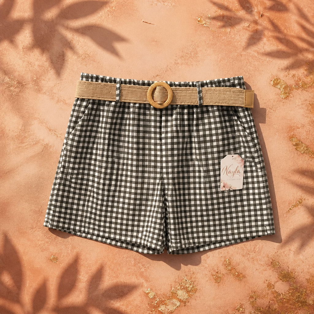 Pantalones cortos vichy