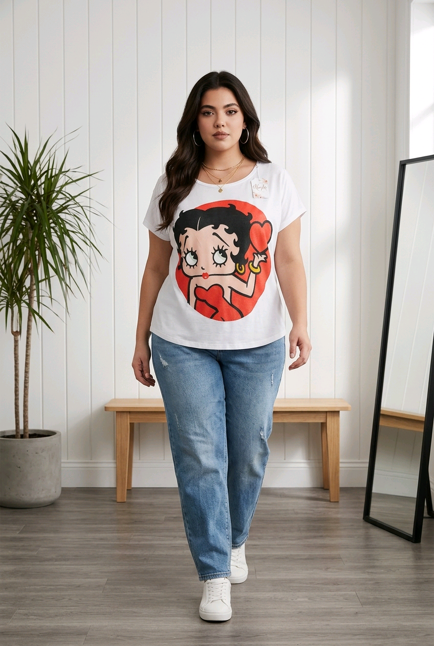 Camisetas dibujo talla grande