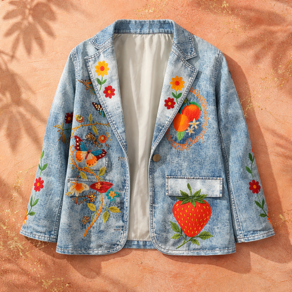 Chaqueta mariposas
