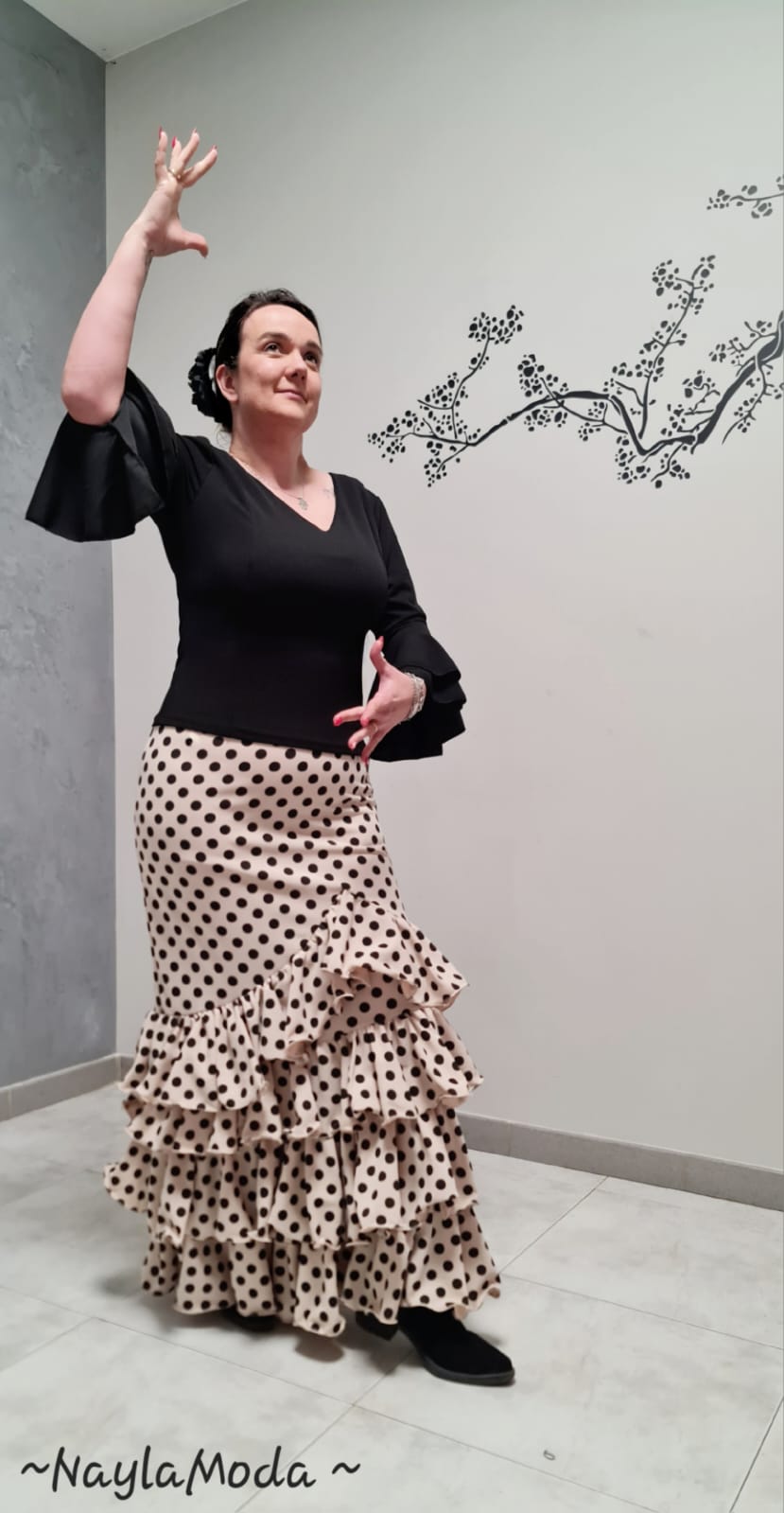 Falda Flamenca con Lunares